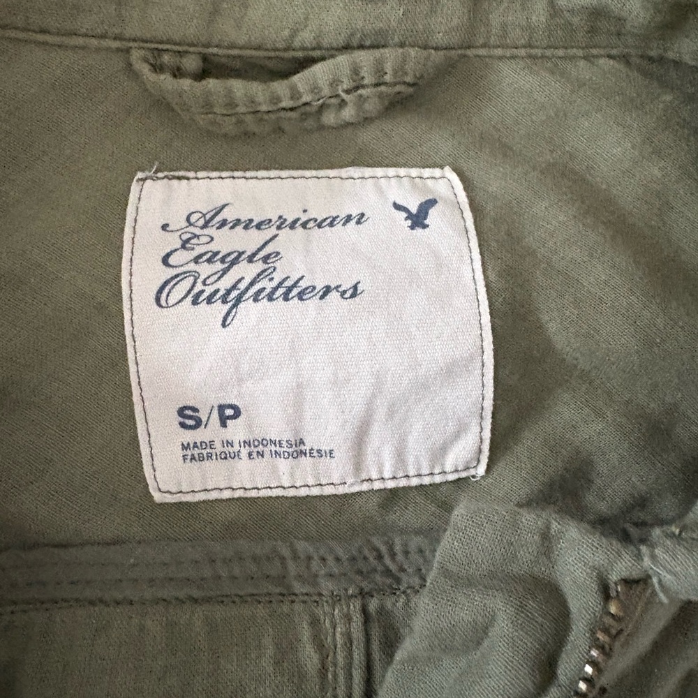 American Eagle Olive Utility Jacket - image 4